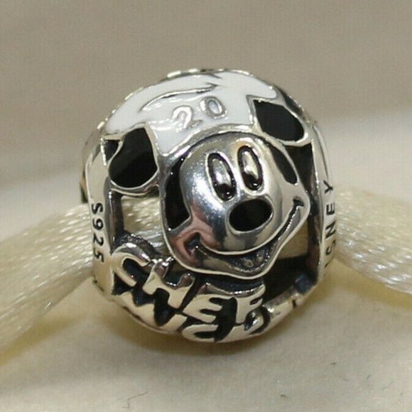 Pandora Disney Chef Mickey Charm Round    ONLY 1 LEFT! - Picture 2 of 3